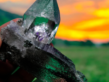 quartz crystal from tormic rondo valley skardu