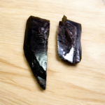 Two Axinite natural crystal , Pakistan