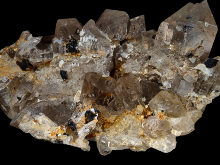 quartz with hematite stone