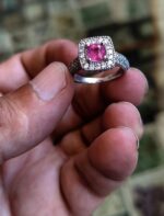 Pink Tourmaline Ring