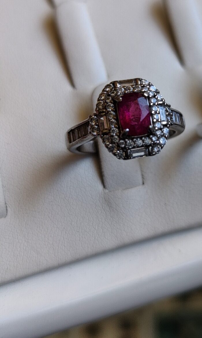 Ruby Stone Ring for ladies