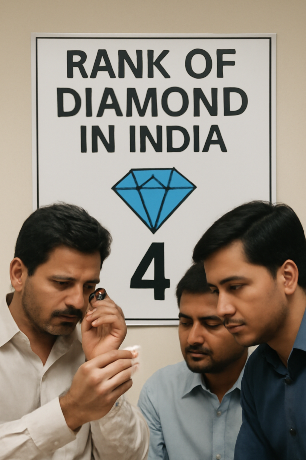 What is the rank of India in diamond?