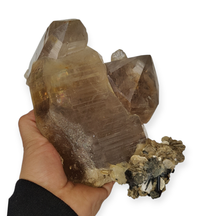 Smoky Quartz Cluster